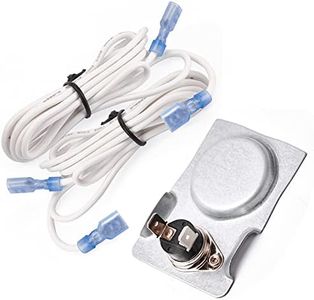 Adviace Magnetic Automatic Thermostat Sensor Switch with High temperature Rated Wiring for Fireplace and Stove Blower Fan Kit Applications, Automatic Snap Disc Thermostat Sensor Replacement
