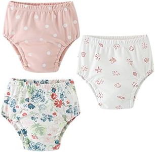 Yealoo Lot de 3 Culotte d'apprentissage en Coton pour Fille Enfants Lavable et Réutilisable, pour l'Entraînement à la Propreté