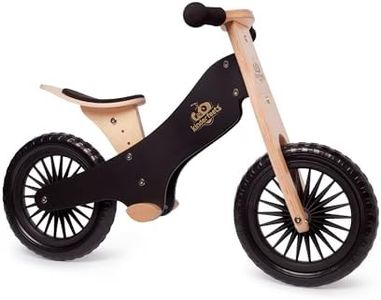 Balance Bike - Kinderfeets in Bamboo, Black, Cherry Red, Natural