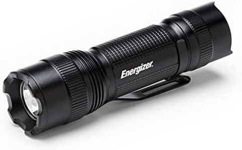 ENERGIZER LED Tactical Flashlight, IPX4 Water Resistant, Super Bright, Heavy Duty Metal Body, Built for Camping, Outdoors, Emergency, Batteries Included