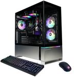 CyberPowerPC Gamer Supreme Gaming PC AMD Ryzen 7 8700F 4.1GHz, GeForce RTX 5070 12GB, 32GB DDR5, 2TB PCIe 4.0 SSD, WiFi Ready & Windows 11 Home (SLCAI9400A4)