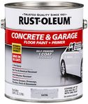 RUST-OLEUM 225380 Epoxy Shield Battleship Gray Base Single Part 1-Gallon Armor Concrete Floor Paint