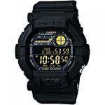 Casio Gents 50.00mm Quartz Watch with LCD Digital dial and Black Plastic/Resin Strap Strap GD-350-1BER