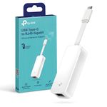 TP-Link USB-C Ethernet Adapter | Gigabit Ethernet Adapter for MacBook, Windows, Chromebook | USB-C to RJ45 |Plug and Play| Compatible for Windows11/ 10, Mac OS X (10.9+), Chrome OS, Linux OS (UE300C)