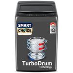LG 7 Kg 5 Star Smart Inverter Technology Fully Automatic Top Load Washing Machine (T70VBMB1Z, Auto Prewash, Turbodrum, Stainless Steel drum, LED Display, Smart Diagnosis Middle Black)