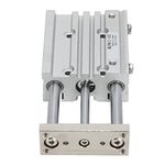 3 Rod Double Action Pneumatic Cylinder with Type Air Mechanical Device 12mm Bore 40mm Stroke