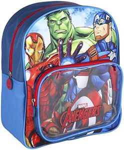 CERDÁ LIFE'S LITTLE MOMENTS Petits Sacs à Dos pour Enfants de The Avengers avec Poche Frontale et Poignées Rembourrées-Licence Officielle Marvel, Garçon, Multichaleur, Taille Unique