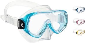 Cressi Boys Piumetta Kid Mask Diving Masks, Aquamarin, 3-6 Years