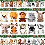 20 Pcs Mini Stuffed Forest Animals 