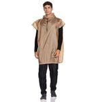 Amazon Brand - Symactive Polyester Water Resistant Poncho (Beige)