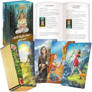Wyspell Wild Reflections Tarot Cards: Nature-Inspired Cards with Guide Book - Beautiful Tarot Deck for Beginners