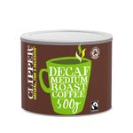 Clipper Fairtrade Organic Decaffeinated Coffee Tin 500g A06746