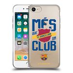 Head Case Designs Officially Licensed FC Barcelona Més Que Un Club Culé Soft Gel Case Compatible With Apple iPhone 7/8 / SE 2020 & 2022