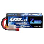 Zeee 14.8V 50C 5200mAh 4S Lipo Battery Hardcase Deans Plug Compatible with RC Buggy Truggy Crawler Monster Car Boat Truck RC Model