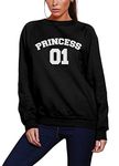 Princess Number 1 - Kids Sweatshirt - Cute Princesses Sassy 9-11 Years Black