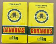 Yerba Mate Canarias 2 Pack (2kg - 4.4lbs) - Original Flavor - No Stems