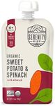 Serenity Kids, Baby Food Sweet Potato Spinach Organic, 3.5 Ounce