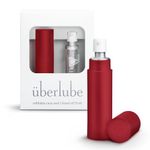 Uberlube Silicone Lube - Red Travel Kit 15ml Unscented Silicone Lubricant Personal Lubrication - Latex-Safe Sex Lube Liquid for Couples, Flavorless, Zero Residue Anal Lube, Works Underwater - 15ml Red