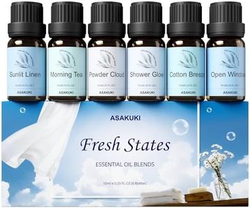 ASAKUKI Fresh States Essential Oil Set, Clean Home Scents for Diffusers