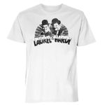 Laurel and Hardy Retro T-Shirt, White, M