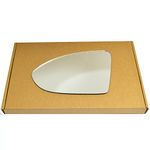 Less4spares Replacement Wing Door Mirror Glass Compatible with VW Golf mk7 2013-2020 STICK-ON (Convex - Spherical, Left Passenger Side)