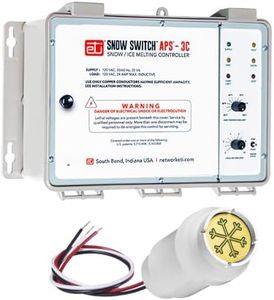 WarmlyYours Premium Snow and Ice Melt Control with Air Sensor for Snow Melting and Roof and Gutter Deicing Systems, SCP-120-AIR-SS-2