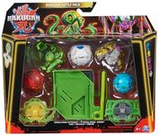 BAKUGAN Battle 5-Pack, Special Attack Octogan, Spidra, Hail, Nillious, Ventri; Customisable, Spinning Action Figures, Kids’ Toys for Boys and Girls 6 and up