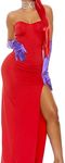 Forplay Women's Mrs. Rabbit To You Costume Set, Red, Small/Medium