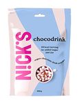 NICKS Chocodrink, Instant Hot Chocolate Cocoa Powder No Added Sugar, Keto, Dairy Free, Vegan (ca 35 Servings | 1 Bag x 250g)