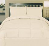 Sweet Home Collection White Goose Down Alternative Comforter, King, Cream