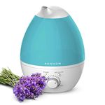 AENNON Air Humidifier For Bedroom - Oil Diffusers For Home - Baby & Pets Humidifier - Auto Shut Off & Night Mode - 20+ Hours Of Use - 2.8L - Cool Mist Humidifiers