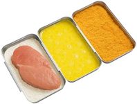 Navaris Stainless Steel Breading Tr