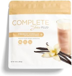Complete by JuicePlus+ Single Serve French Vanilla Shakes - Plant-Based Nutrition - Whole Food Based Shake Powder with Protein, Fiber & Prebiotics - 30 Servings (2 Pouches, 30 Servings)