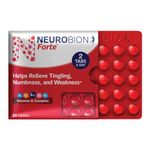 Neurobion Forte Vitamin B-Complex Tablets - B Vitamins with B1, B2, B3, B6 & Vitamin B12 | Vitamin B Complex Supplements for Women & Men - Strip of 30 Tablets x Pack of 12.