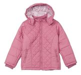 Amazon Brand - Jam & Honey Girls Quilted Winter Jacket with Detachable Hood | Age 2-12 Years