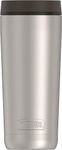 THERMOS ALTA SERIES Stainless Steel Tumbler 18 Ounce, Matte Steel/Espresso Black