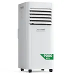 9000 BTU Portable Air Conditioners, 4 in 1 Air Conditioning Unit Portable, Dehumidifier & Fan Modes, Remote Control, 24H Timer, Sleep Mode, Window Exhaust Kit Includes, Mobile Unit for Home and Office