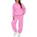 Gym Sets for Women 2 Piece Women's Tracksuit Twin Sets for Women UK Women Ribbed Tracksuit Set Women's Tracksuit Line Print Womens Two Piece Outfits Sets Ladies Tracksuit Sets Halloween Pink