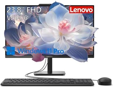 Lenovo 24 All-in-One Desktop Computer for Home Office, Intel Processor (Beat i3-1110G4), 23.8" FHD AIO, WiFi 6, Bluetooth 5.2, RJ-45, HDMI, Keyboard & Mouse, Windows 11 Pro - 32GB RAM, 1TB PCIe SSD