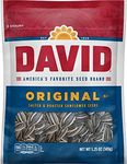 DAVID Roasted and Salted Original Sunflower Seeds, 5.25 oz, 12 Pack