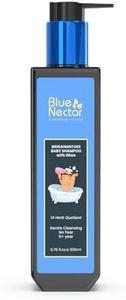 Blue Nectar Baby Shampoo with Natural Ghee for Gentle Cleansing | No Tear Formula | 0+ Year | for Dry & Sensitive Skin (200ml, 14 Herbs)