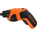 BLACK+DECKER CS3651LC-GB B/DCS3651LC 3.6V Li-Ion Screwdriver, 3.6 V, Black/Orange