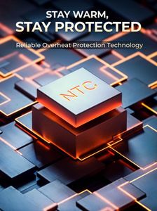 ORORO Women’s Heated Jacket, Black – XL