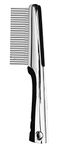 Resco Pet Products Anti-Static Dog, Cat and Pet Rotating Pin Comb, Silver & Black, 11"