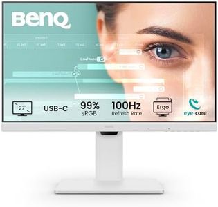 BenQ GW2786TC 27" IPS 1080p Home Office Monitor, FHD, USB-C (65W Power delivery), 100Hz, Eye-Care, Ergo Design, USB hub, Daisy-Chain, high Refresh Rate, 99% sRGB, HDMI, Display Port, TÜV Certified