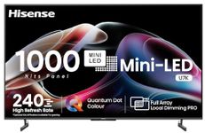 Hisense 189 cm (75 inches) 4K Ultra HD Smart Mini LED QLED TV 75U7K (Black)