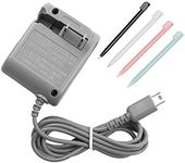 DS Lite Charger Kit, AC Power Adapter Charger and Stylus Pen for Nintendo DS Lite Systems, Wall Travel Charger Power Cord Charging Cable 5.2V 450mA for NDSL