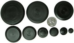 9 Piece Flush Mount Black Hole Plug