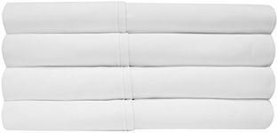 Twin XL Size Bed Sheets - 4 Piece 1500 Supreme Collection Fine Brushed Microfiber Deep Pocket Twin X-Large Sheet Set Bedding - 1 Extra Pillow Cases, Great Value, Twin XL, White