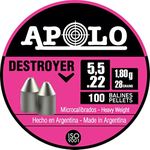 Apolo Destroyer Airgun Pellets, 5.5mm.22 Caliber, E19901